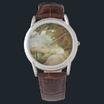 Reloj De Pulsera Otoño en una carretera rural<br><div class="desc">Decoración del hogar</div>
