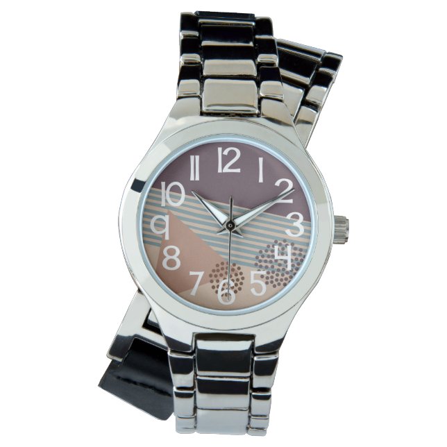 Reloj De Pulsera Otro Resumen De Mediados Del Siglo (Anverso)