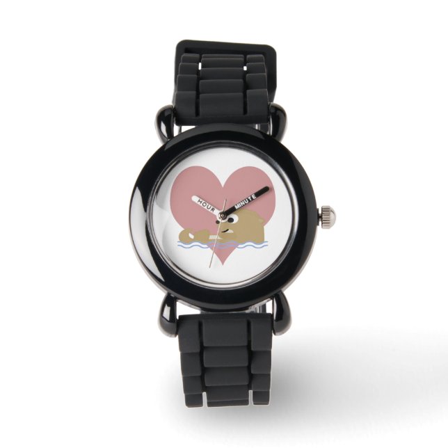 Reloj De Pulsera Otter Love (Anverso)
