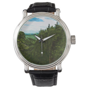 Reloj De Pulsera Ouimet Canyon Canada Resumen Impresionismo