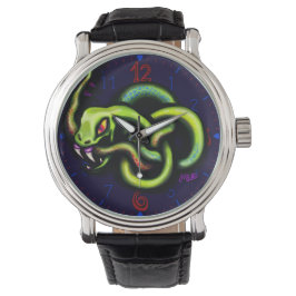 Reloj De Pulsera Ouroboros Snake Tattoo Art eWatch