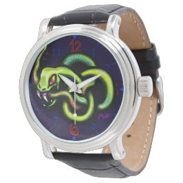 Reloj De Pulsera Ouroboros Snake Tattoo Art eWatch
