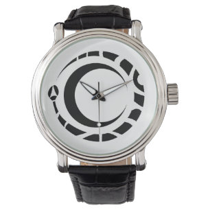 Reloj De Pulsera ouroboros y luna