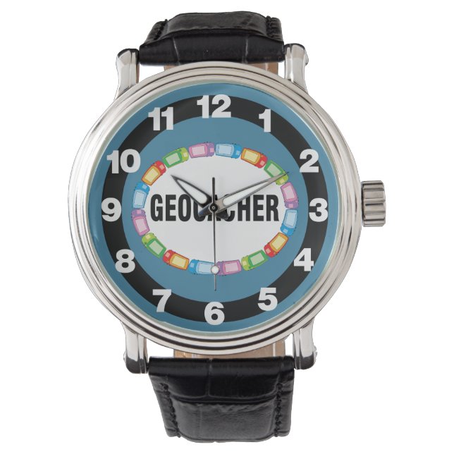 Reloj De Pulsera Oval geocástico GPS (Anverso)