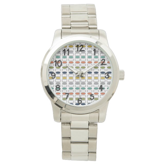 Reloj De Pulsera Ovals and Rectangles  Watch (Anverso)