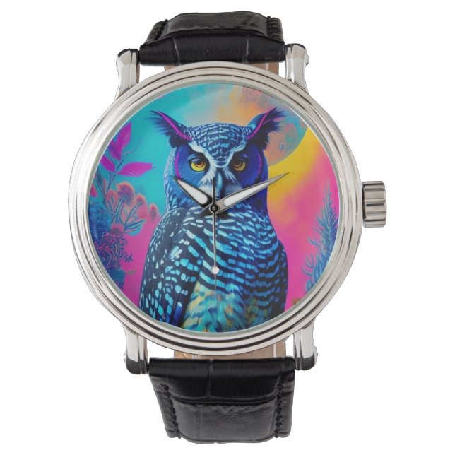 Reloj De Pulsera Oveja azul (Anverso)