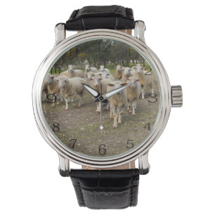 Reloj De Pulsera Oveja Lejana Blanca,
