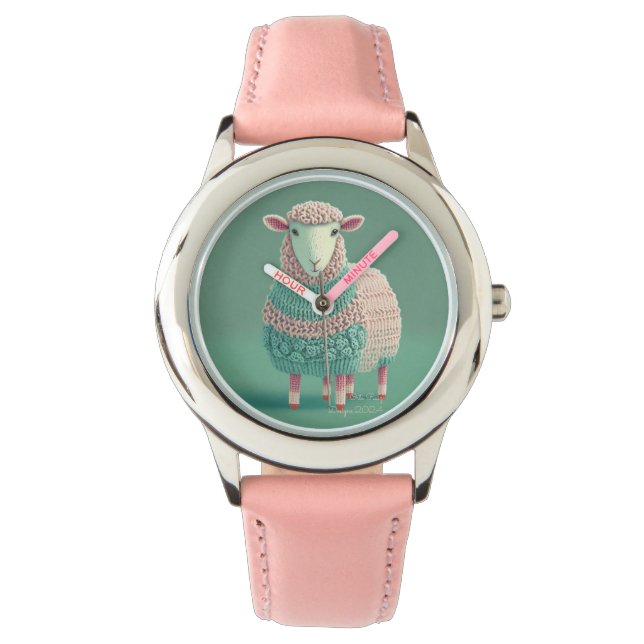 Reloj De Pulsera ¡Oveja pequeña en un reloj! (Anverso)