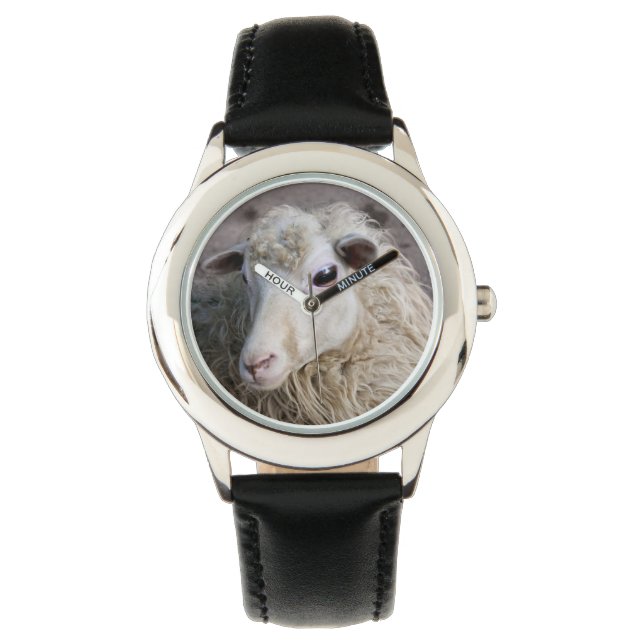 Reloj De Pulsera Ovejas Divertidas (Anverso)