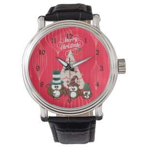 Reloj De Pulsera Owal Family Merry Christmas