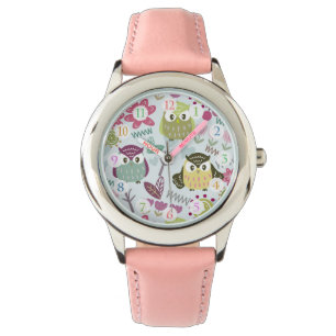 Reloj De Pulsera Owl Chica Blue Watch