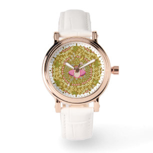 Reloj De Pulsera Owl Folk Olive