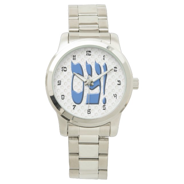 Reloj De Pulsera ¡Oy! Tiempo (Anverso)