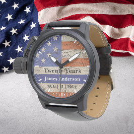 Reloj De Pulsera Pabellón de Jubilación de la Línea Azul delgada Ba