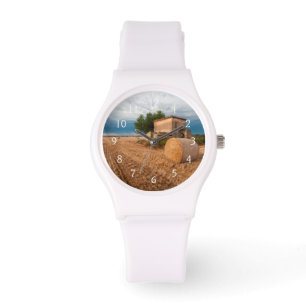 Reloj De Pulsera Paca de heno en campo de Provenza