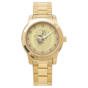 Reloj De Pulsera Pachycephala de cola negra ~ Elizabeth Gould 102 ~