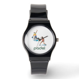Reloj De Pulsera Padel Watch – Padel Chic Vibrant Style Black