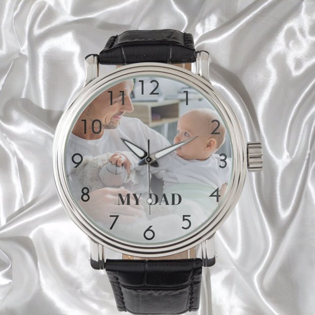 Reloj De Pulsera padre de la foto del personalizado (Subido por el creador)