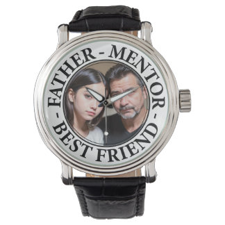 Reloj De Pulsera Padre, mentor y mejor amigo, imagen de Personaliza