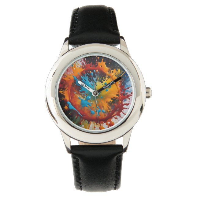 Reloj De Pulsera Paint splash (Anverso)