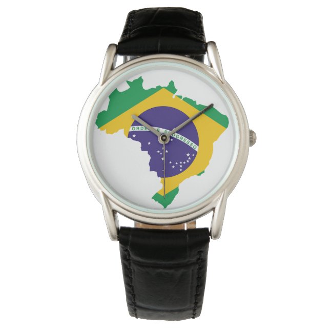 Reloj De Pulsera País de Brasil (Anverso)