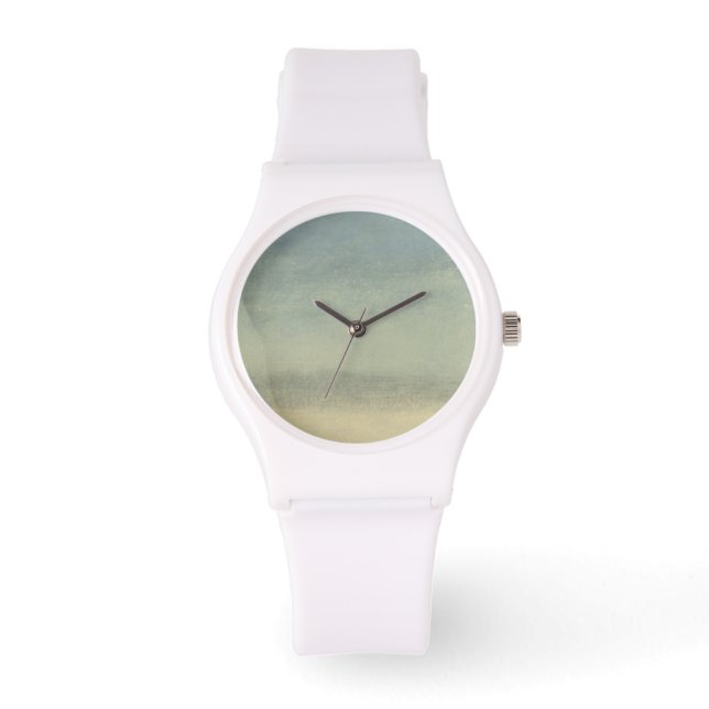 Reloj De Pulsera Paisaje abstracto con cielo sobredimensionado (Anverso)