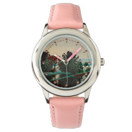 RELOJ DE PULSERA PAISAJE ALIEN, ÁRBOLES, HIPERIA LAGUNA