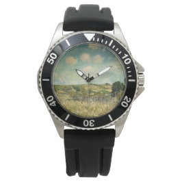 Reloj De Pulsera Paisaje Country Meadow (por Alfred Sisley)