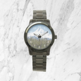 Reloj De Pulsera Paisaje de Mount Hood Orchards