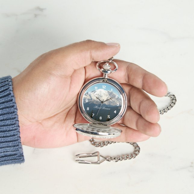 Reloj De Pulsera Paisaje de Mount Rainier (Mano)