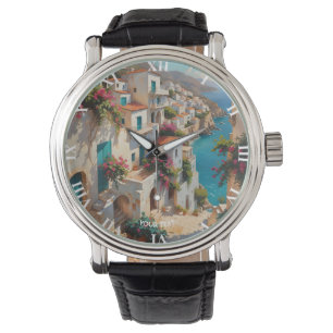 Reloj De Pulsera Paisaje de pintura de aceite suave