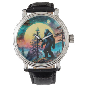 Reloj De Pulsera Paisaje de Squatchin' Colorous Sasquatch