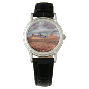 Reloj De Pulsera paisaje del valle del monumento, AZ