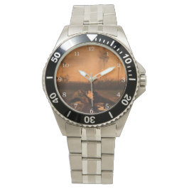 Reloj De Pulsera Paisaje en Dusk, arte fino de Van Gogh