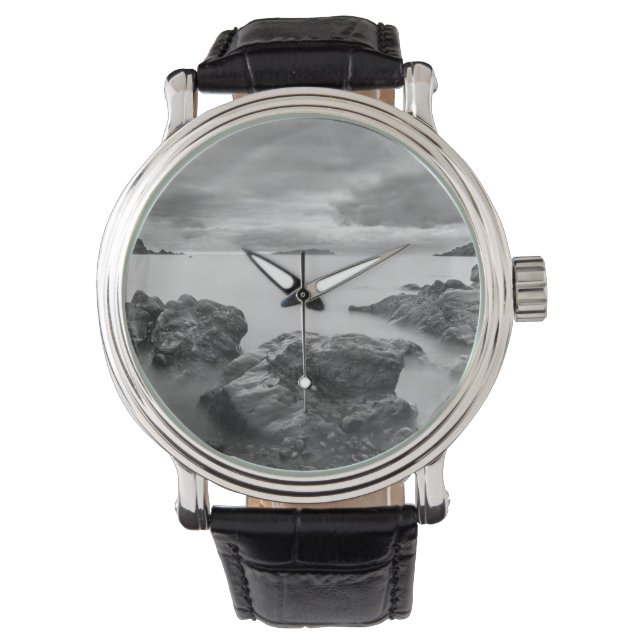 Reloj De Pulsera Paisaje en Shetland Occidental (Anverso)
