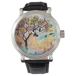 Reloj De Pulsera Paisaje majestuoso del árbol 480