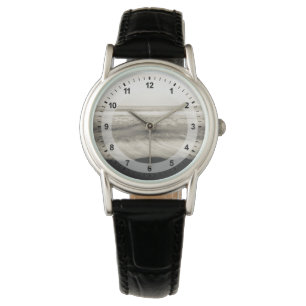 Reloj De Pulsera Paisaje marino en B&W, Hawái