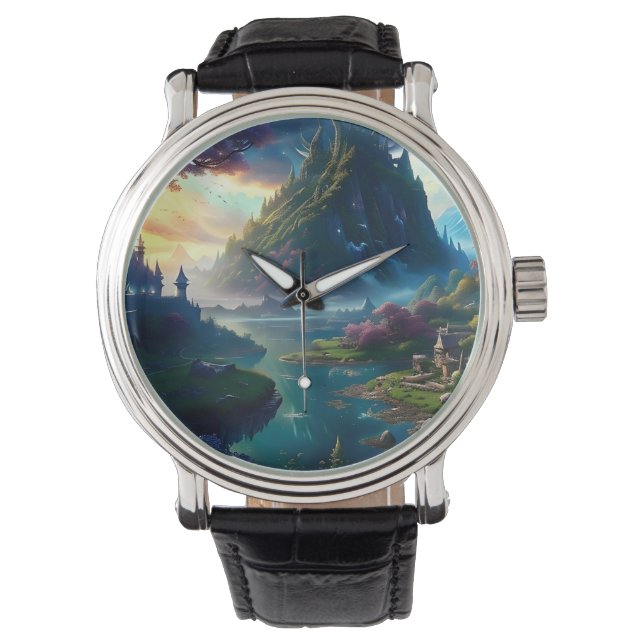 Reloj De Pulsera Paisaje pintoresco Cuatro (Anverso)