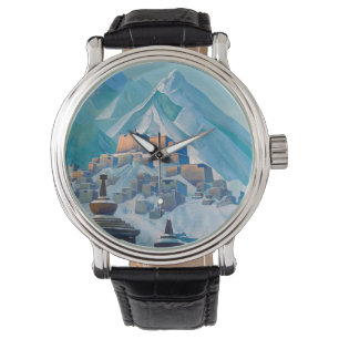Reloj De Pulsera Paisaje tibetano en los picos de la montaña Himala