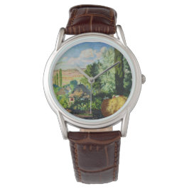 Reloj De Pulsera Paisaje ucraniano (granjas rurales) (arte de Ucran