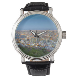 Reloj De Pulsera Paisaje urbano desde la cima de Signal Hill al ano