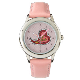 Reloj De Pulsera Paisley Heart Watch