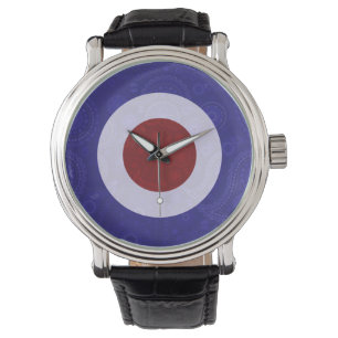 Reloj De Pulsera Paisley print mod target scooter