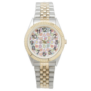 Reloj De Pulsera Paisleys concéntricos