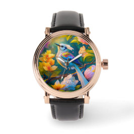 Reloj De Pulsera Pájaro arcoiris de Jay Fantasy