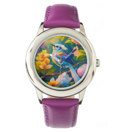 Reloj De Pulsera Pájaro arcoiris de Jay Fantasy