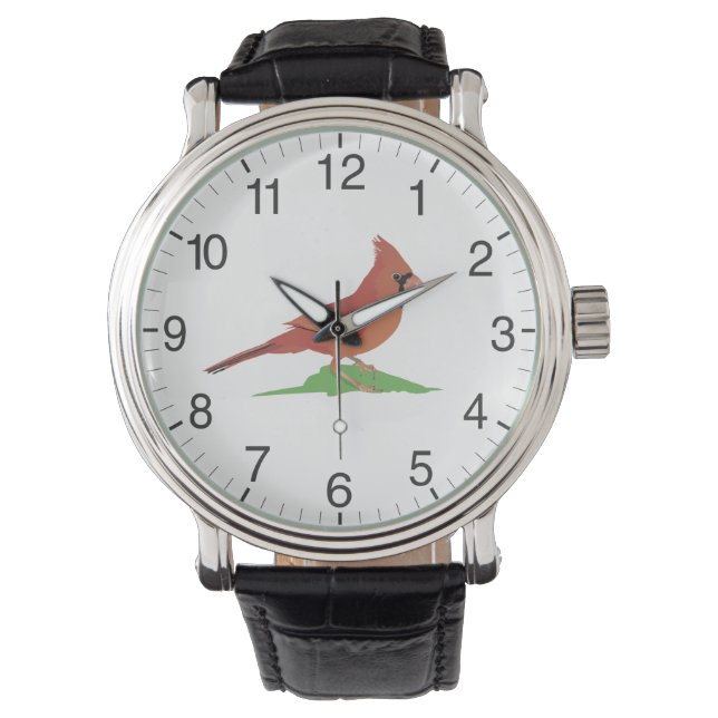 Reloj De Pulsera Pájaro cardinal del norte (Anverso)