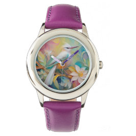 Reloj De Pulsera Pájaro de Fantasía Rumped Dorado