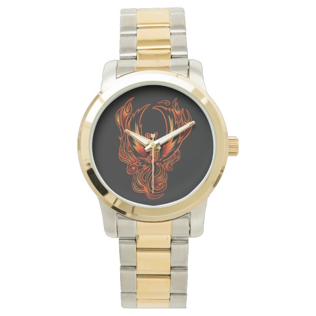 Reloj De Pulsera Pájaro De Fuego (Anverso)