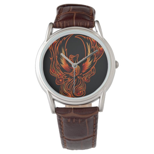 Reloj De Pulsera Pájaro De Fuego (Anverso)